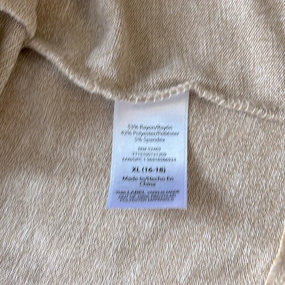 TIME TRU DRESS BEIGE XL - Picture 6 of 7